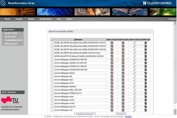 ClusterControl screenshot