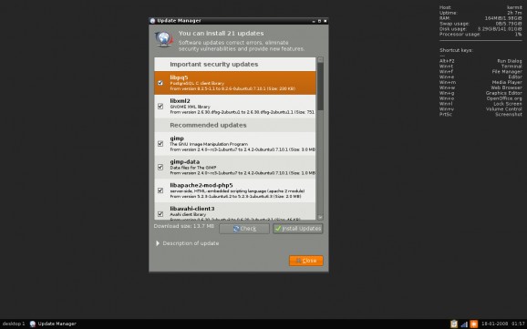 CrunchBang Linux Backported screenshot