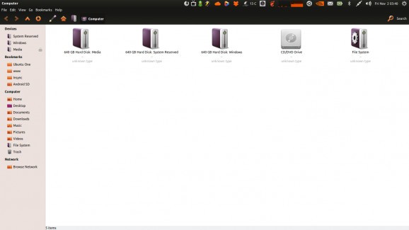 Crunchy-ubuntu Black Theme screenshot