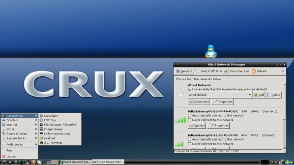 CruxEX Linux Live CD/USB screenshot