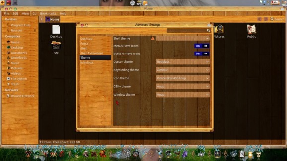 Danup-Wood-Theme screenshot