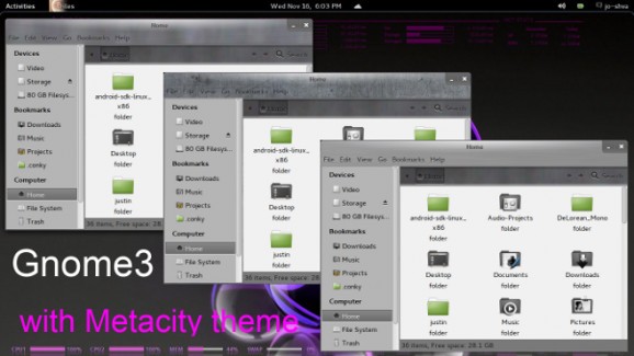DeLorean_Mono Gtk3 Themes screenshot