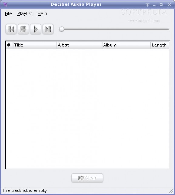 Decibel Audio Player screenshot