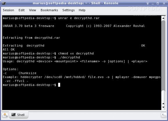 DecryptHD screenshot