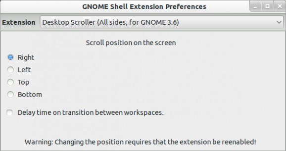 Desktop Scroller (All sides, for GNOME 3.6) screenshot