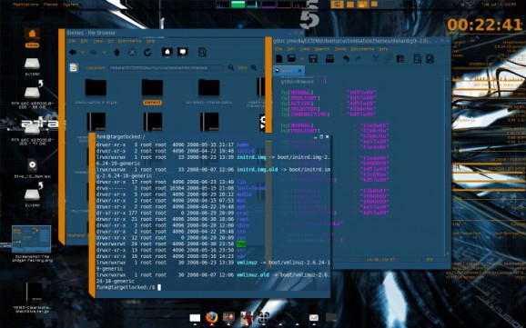 Die Hard 4.0 GTK theme screenshot