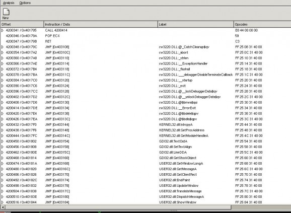 Disassembler for linux screenshot