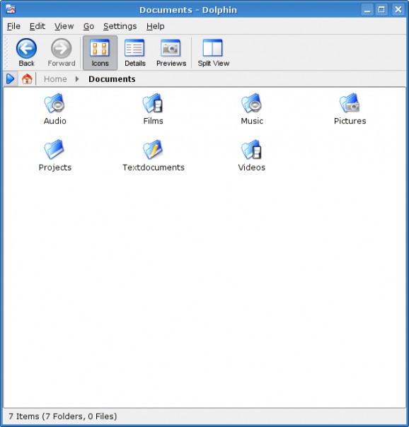 Dolphin File Manager screenshot