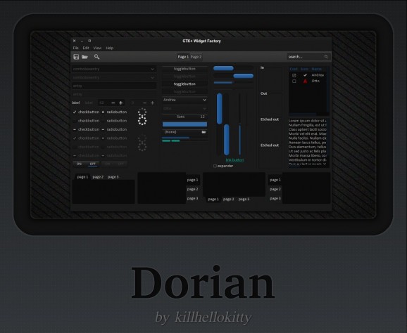 Dorian Theme 3.10 screenshot