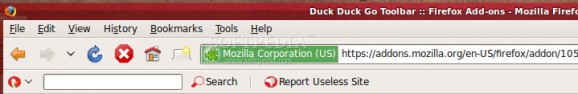 Duck Duck Go Toolbar screenshot