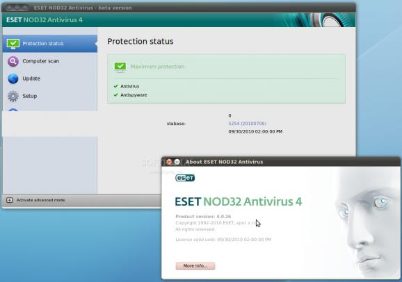 ESET NOD32 Antivirus screenshot