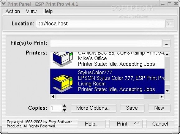 ESP Print Pro screenshot
