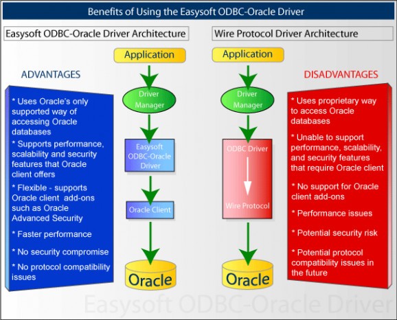 Easysoft ODBC-Oracle Driver screenshot
