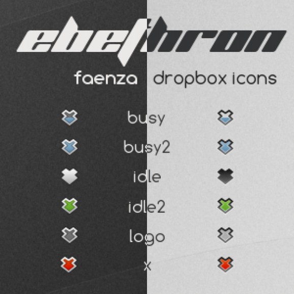 Ebethron Faenza Dropbox icons screenshot
