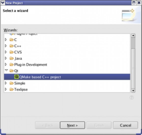 Eclipse plugin for Qt screenshot