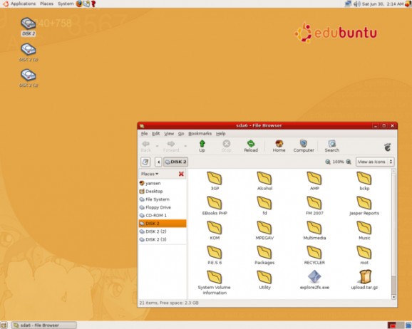 Edubuntu screenshot