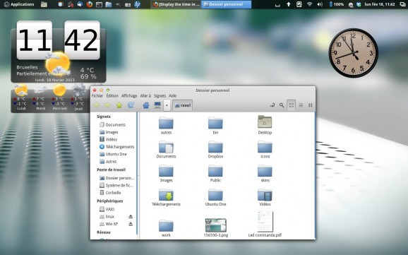 Elementary OS Luna Beta and Theme Patch screenshot