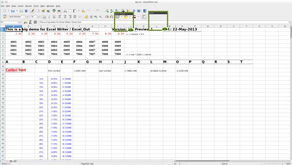 Excel Writer screenshot