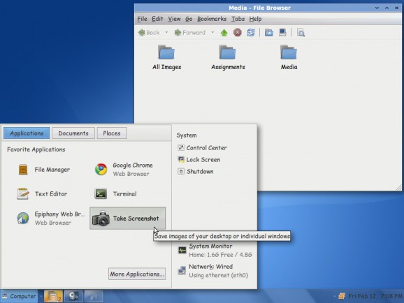 EyeOS Desktop Theme screenshot
