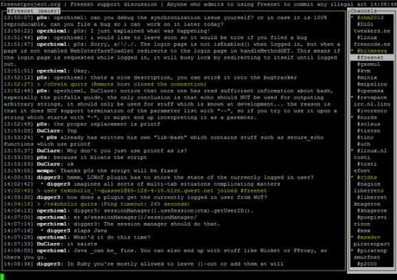 F-IRC screenshot