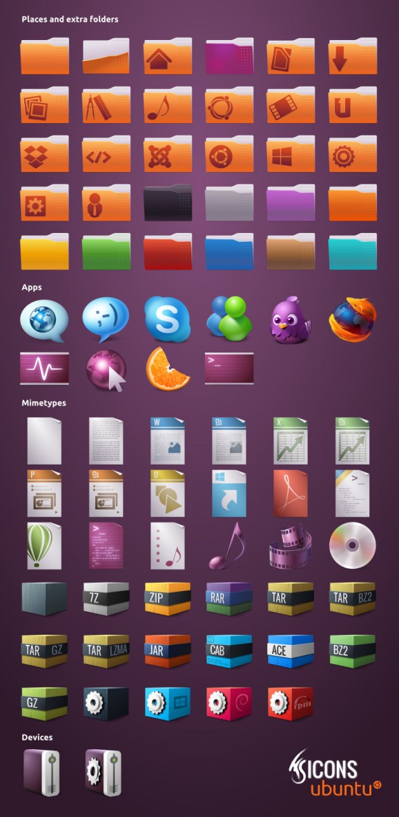FS Icons Ubuntu screenshot