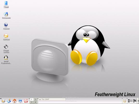 Featherweight Linux screenshot