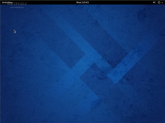Fedora Workstation Live screenshot