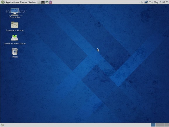 Fedora MATE Compiz Live screenshot