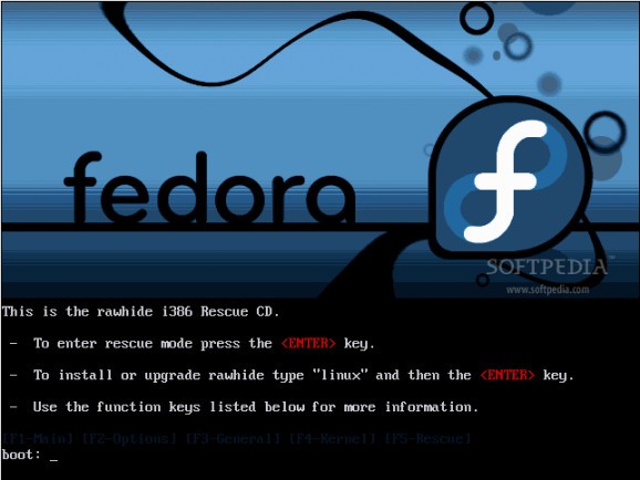 Fedora Rescue CD for i386 screenshot