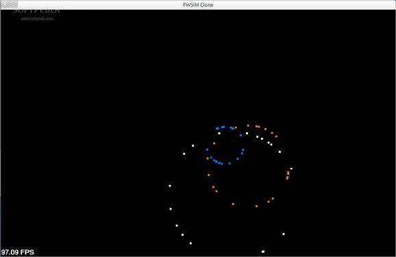 Fireworks Simulator Python screenshot