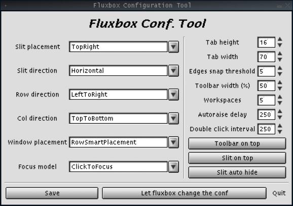 FluxConf screenshot