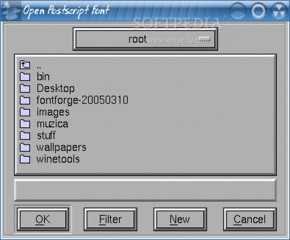 FontForge screenshot