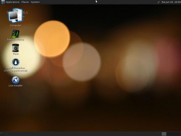 FrozenLinux GNOME screenshot