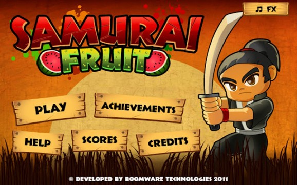 Fruit Ninja HD (Samurai Edition) screenshot