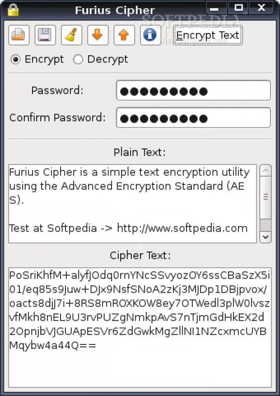 Furius Cipher screenshot