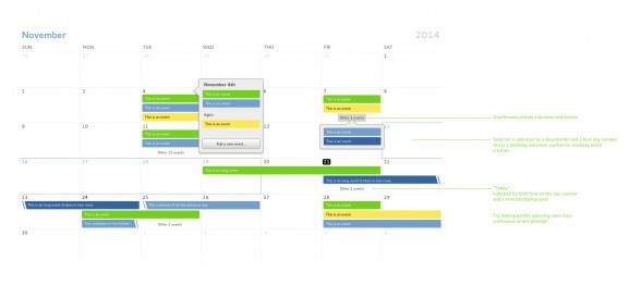 GNOME Calendar screenshot