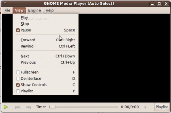 GNOME Media Player screenshot