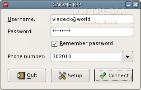 GNOME PPP screenshot
