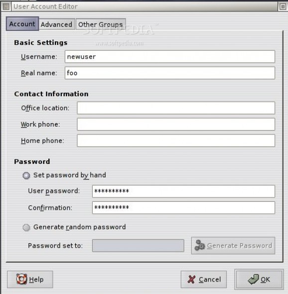 GNOME System Tools screenshot