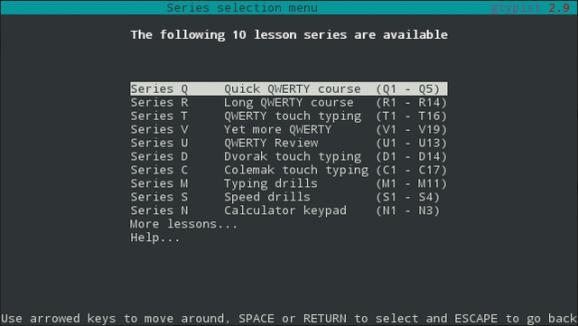 GNU Typist screenshot