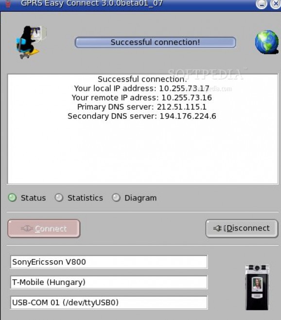 GPRS Easy Connect screenshot