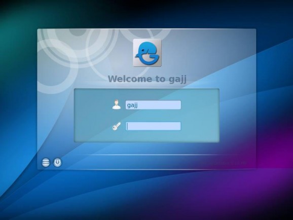 Gajj Linux KDE screenshot