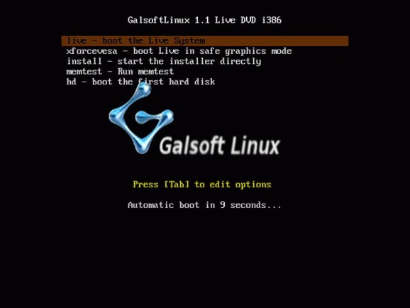 Galsoft Linux screenshot
