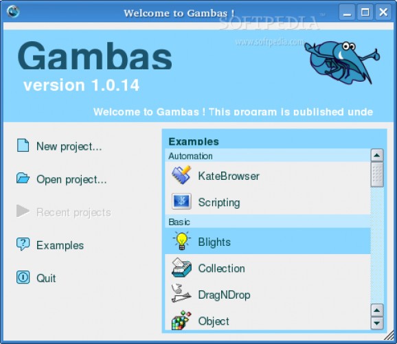 Gambas screenshot