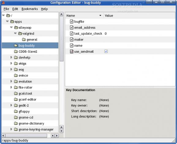 Gconf Editor screenshot