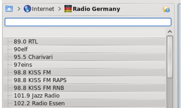 German Radio Streams Service screenshot