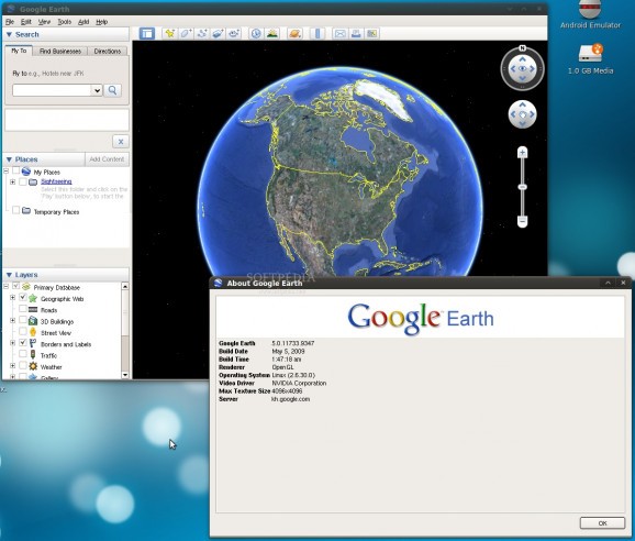 Google Earth Portable screenshot