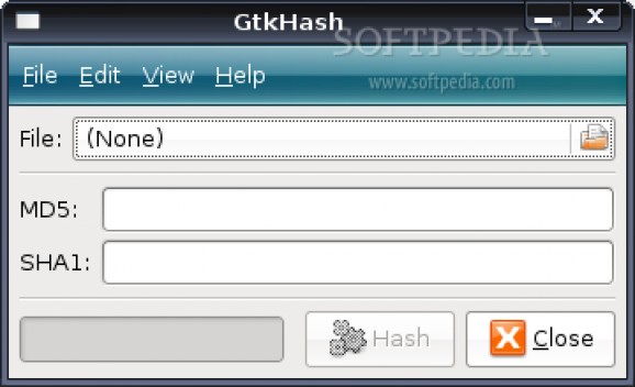 GtkHash screenshot