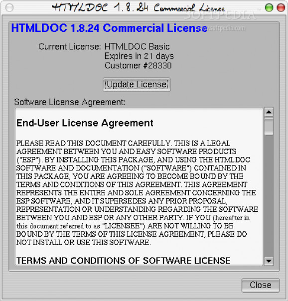 HTMLDOC screenshot