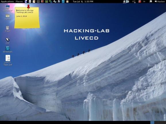 Hacking-Lab LiveCD screenshot